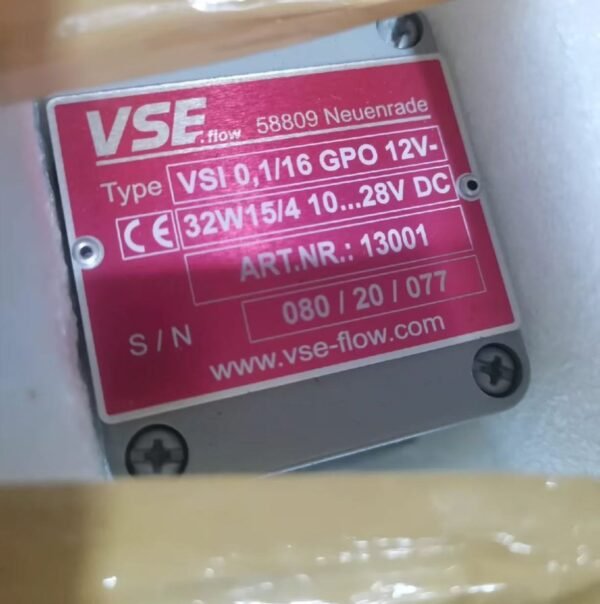 VSI High Definition Flow	Meter VSI 0,1/16 GPO 12V-